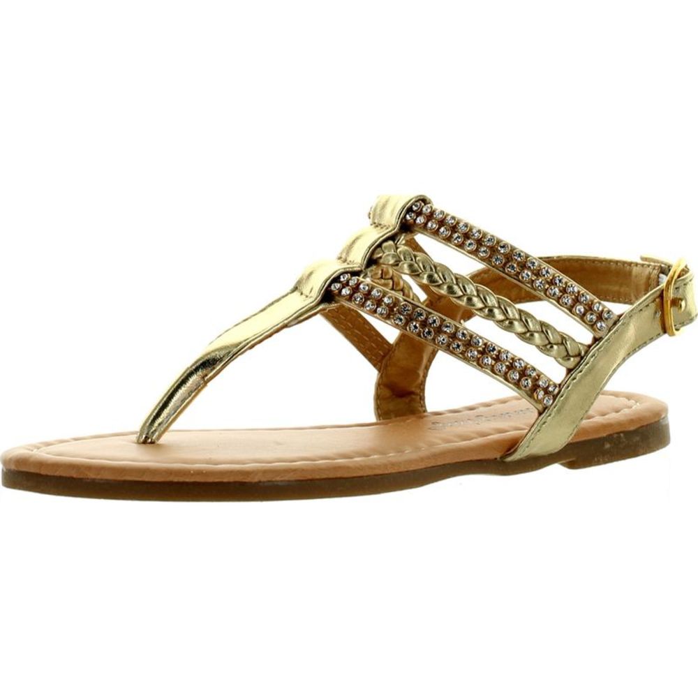 SUNNY DAY SIERRA-1K Gold ToddlerG sandals 10 NEW